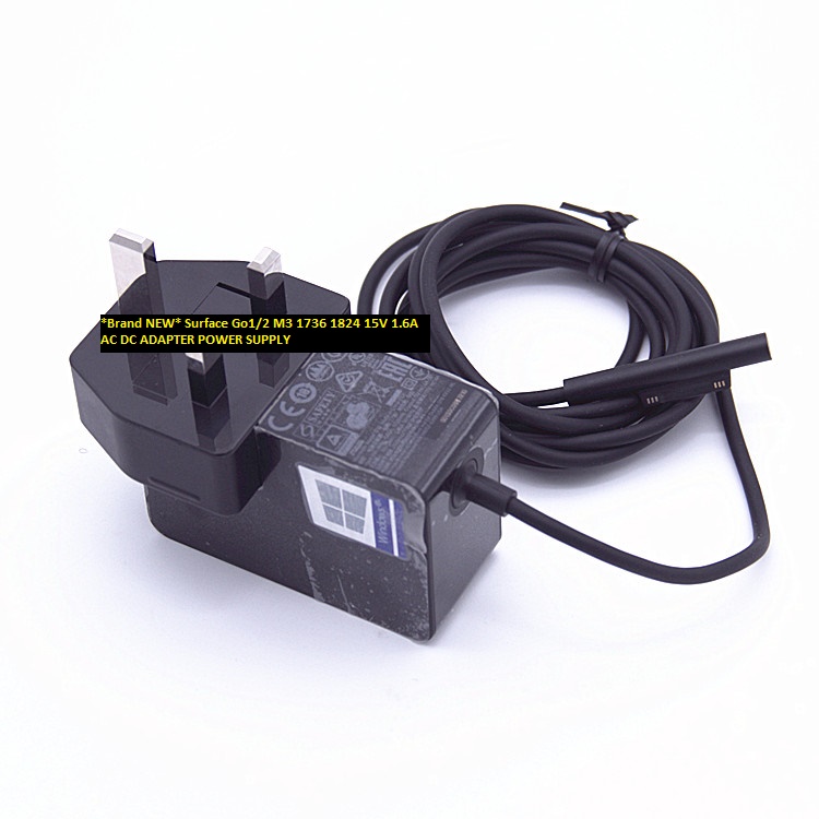 *Brand NEW* Surface 15V 1.6A AC DC ADAPTER Go1/2 M3 1736 1824 POWER SUPPLY
